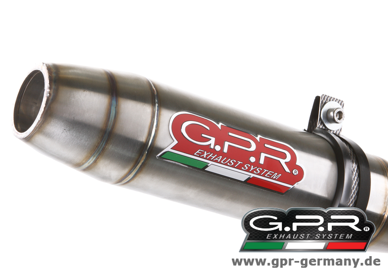 GPR DEEPTONE INOX BENELLI BN 302 2017/19 e4 HOMOLOGIERTER AUSPUFF MIT LINK PIPE